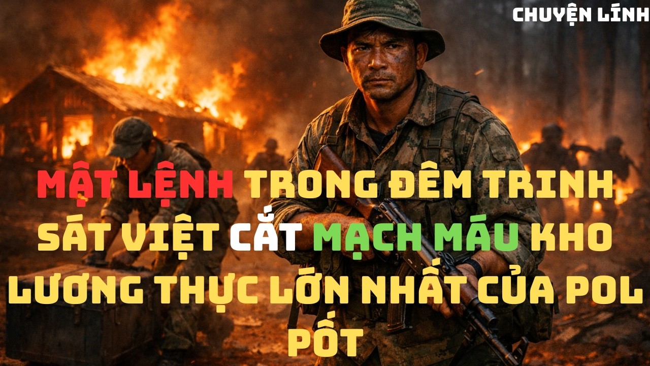 Mật Lệnh Trong Đêm Trinh Sát Việt Cắt Mạch Máu Kho Lương Thực Lớn Nhất Của Pol Pốt.