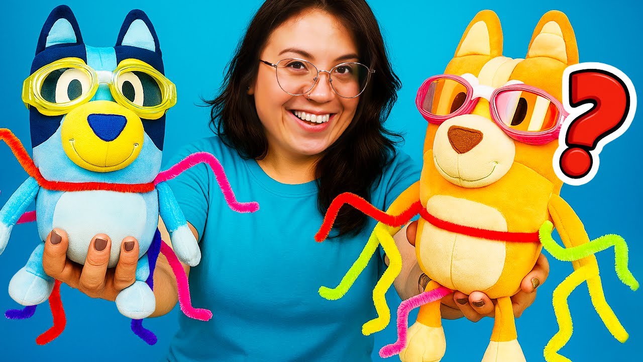 Bluey y Bingo se convierten en arañas. ¿Cómo lo hacen?