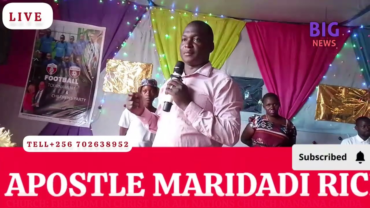 AP MARIDADI RICHARD OF FREEDOM IN CHRIST FOR ALL NATIONS CHURCH NANSANA GANDA 