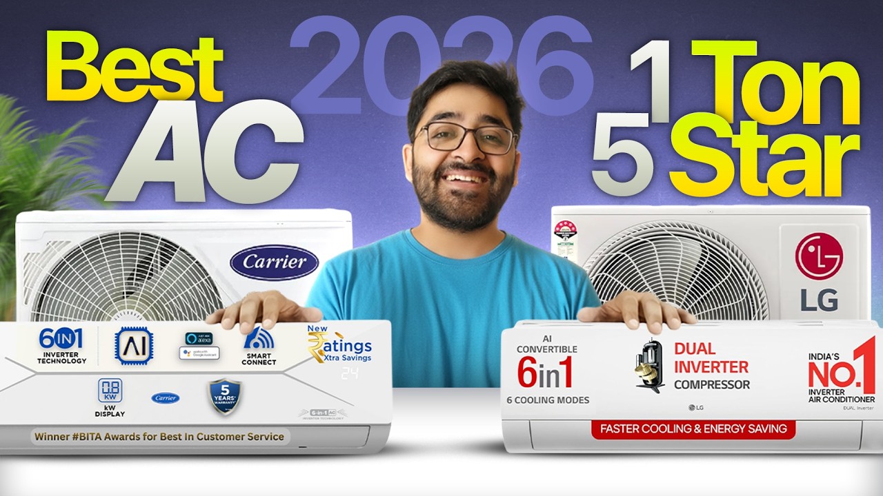 Не покупайте кондиционер в 2026 году, не посмотрев это! 🥶 Лучший 1-тонный 5-звездочный кондиционе...