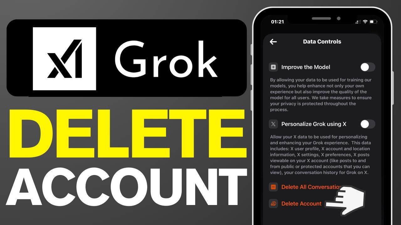 How To Delete Grok AI Account (2025)