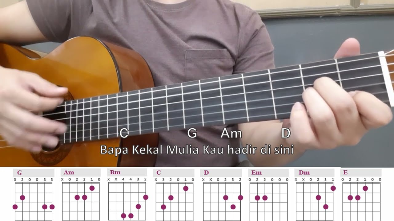 BELAJAR GITAR - TENANG (GMS)