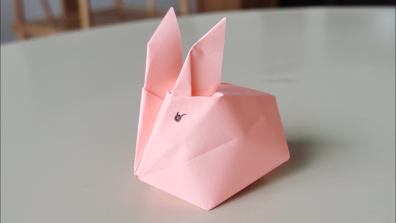 Easy Origami Bunny Tutorial How to Fold a Cute Origami Rabbit Let us Make a Puffy Origami Rabbit!
