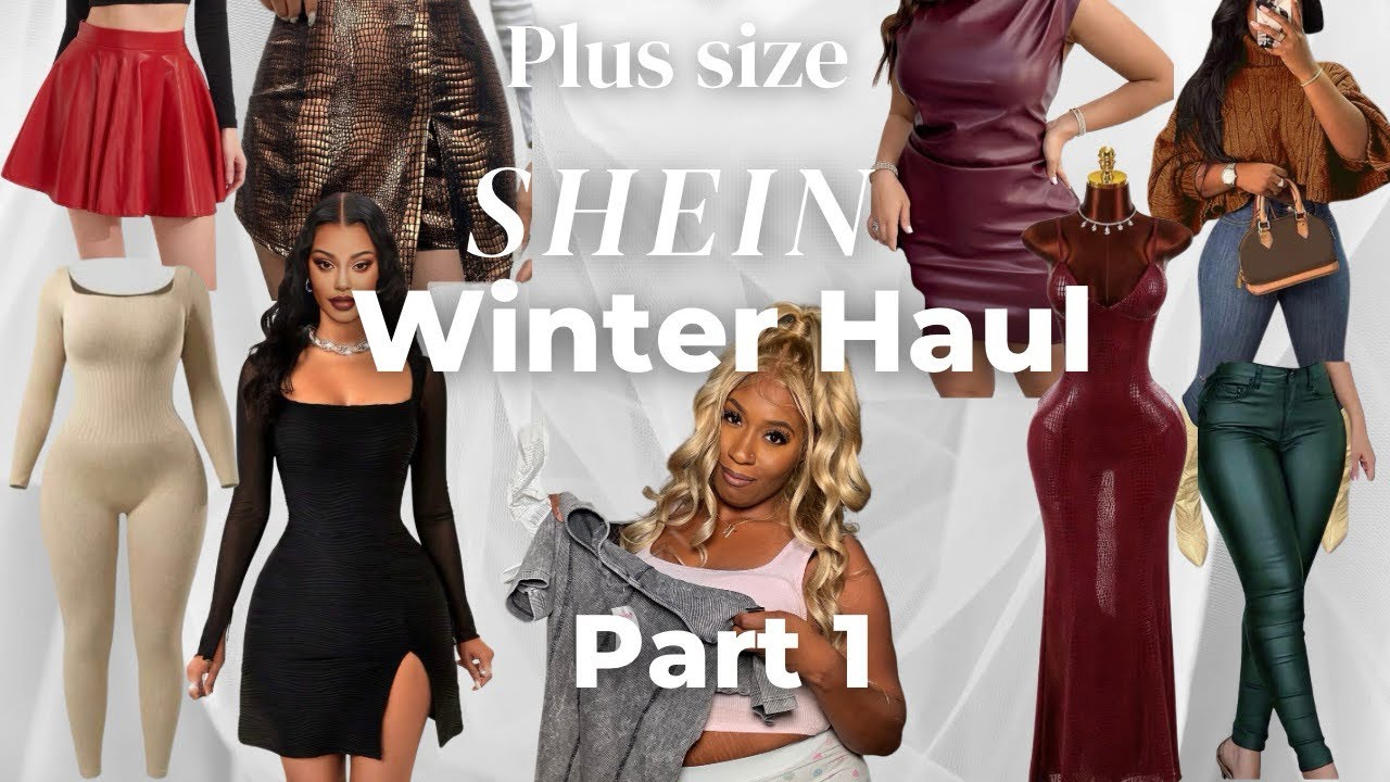 SHEIN PLUS SIZE WINTER HAUL | Hits & Misses 👀❄️ (Part 1)