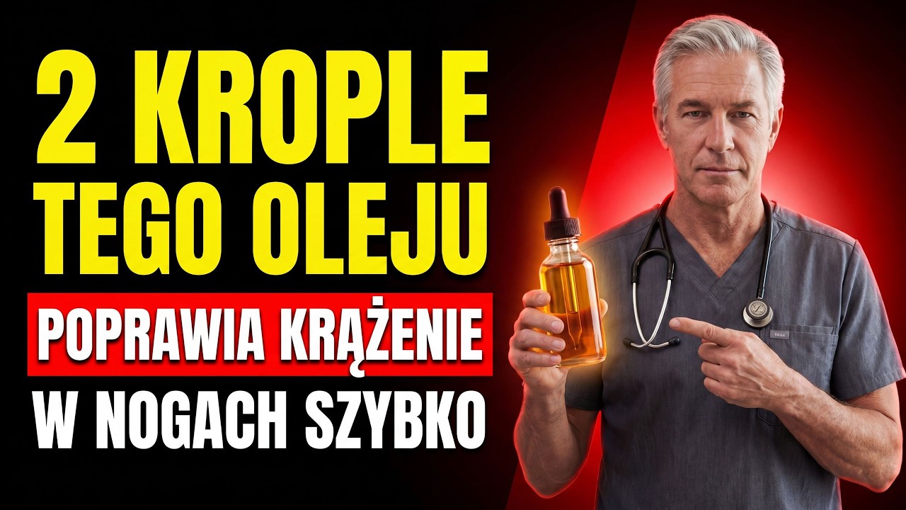 Seniorzy! Ten OLEJ Uwalnia Krew w Nogach SZYBKO po 60!