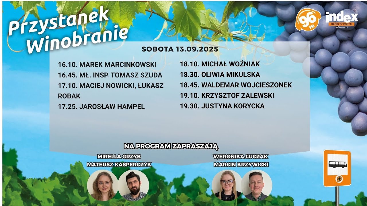 PRZYSTANEK WINOBRANIE 2025 - SOBOTA 13.09.2025
