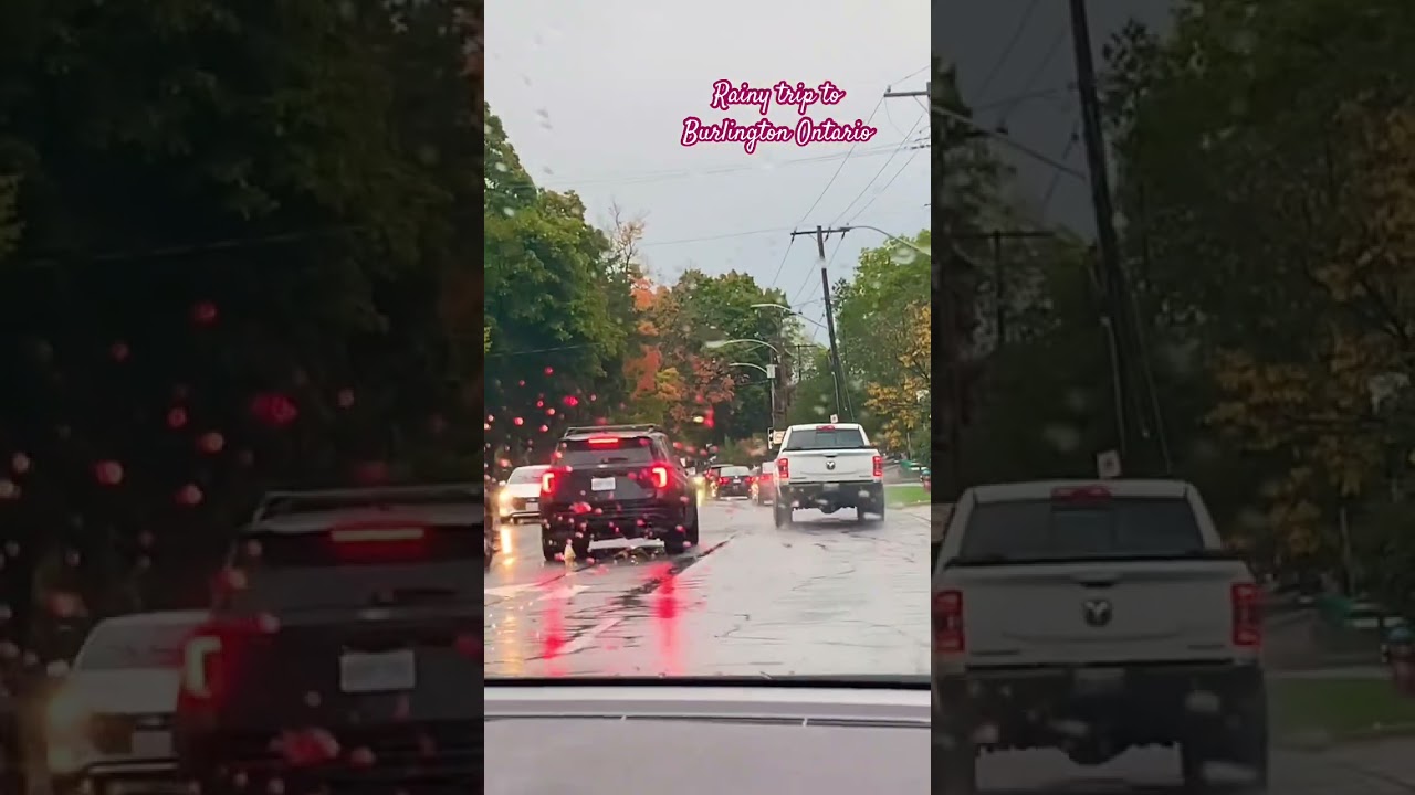 Unplanned trip/ Rainy trip to Burlington, Ontario #ontheroad #unplannedtrip #ytshortsvideo #travel