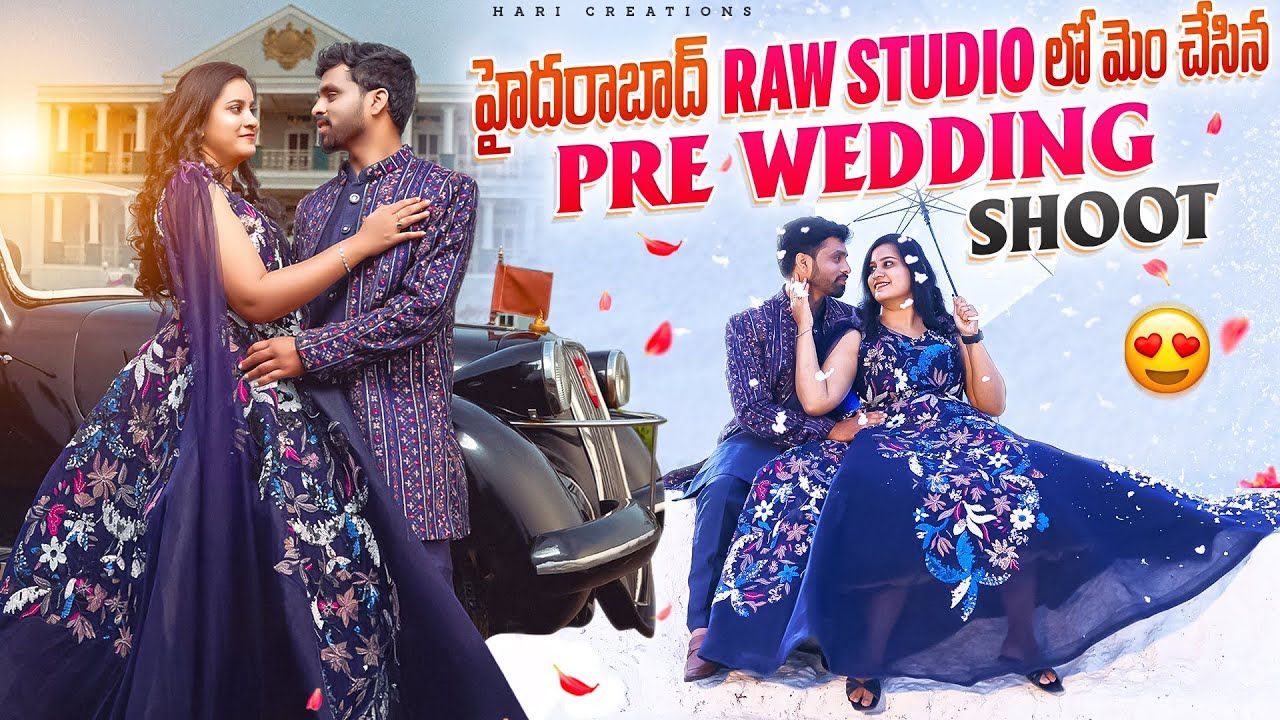 హైదరాబాద్ Raw Studio లో మెం చేసిన #preweddingshoot