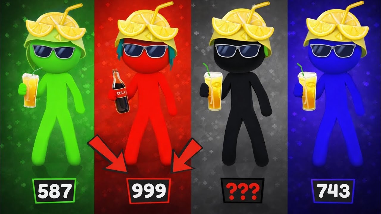 Stickman Party 🎮 New Tournament Mode | 1–4 Players Mini Games | Part 22