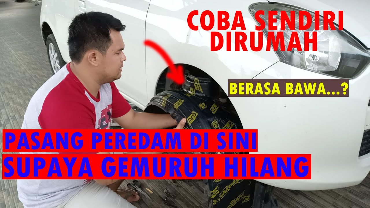 PASANG PEREDAM AUTOMAT DI SPAKBORD MOBIL || INI HASILNYA