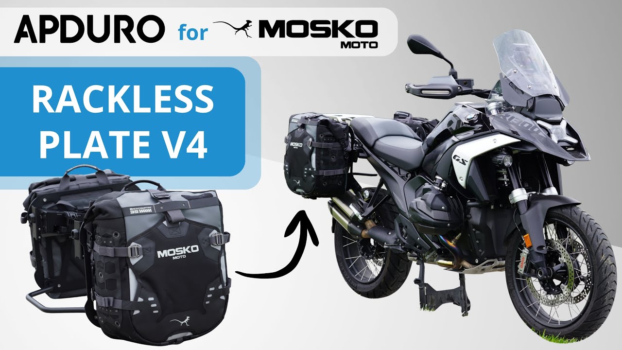 APDURO & Mosko Moto | 1300 GS Rackless Setup  🏍️💼
