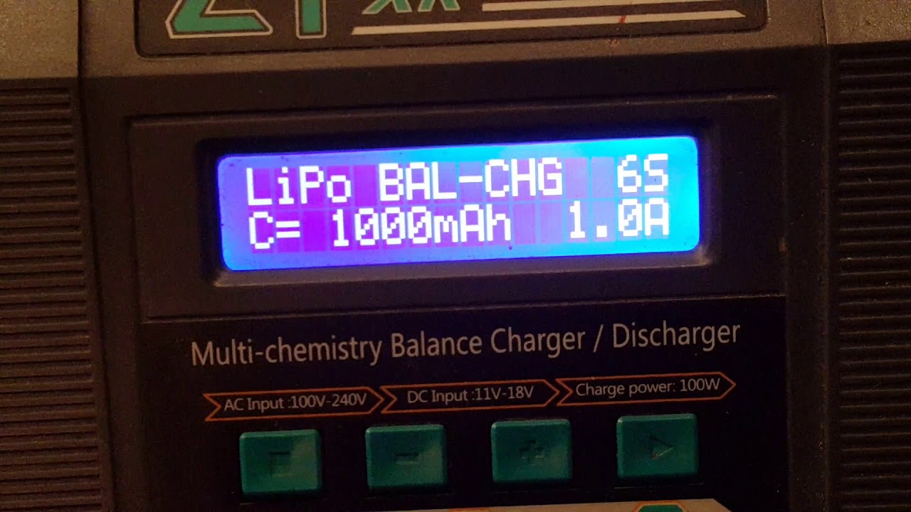 Ev-Peak C1-XR// How to charge a lipo