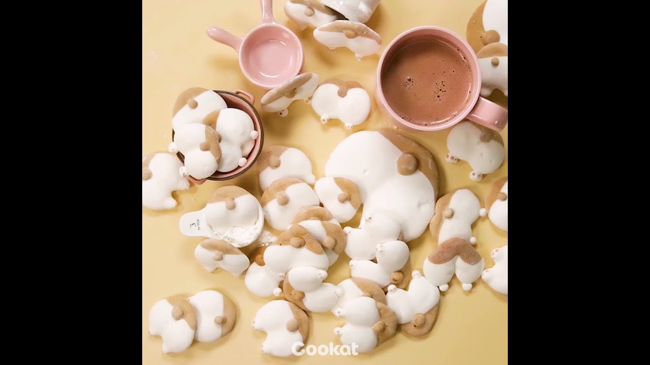 [Cookat Việt Nam] Marshmallow Hình Mông Corgi