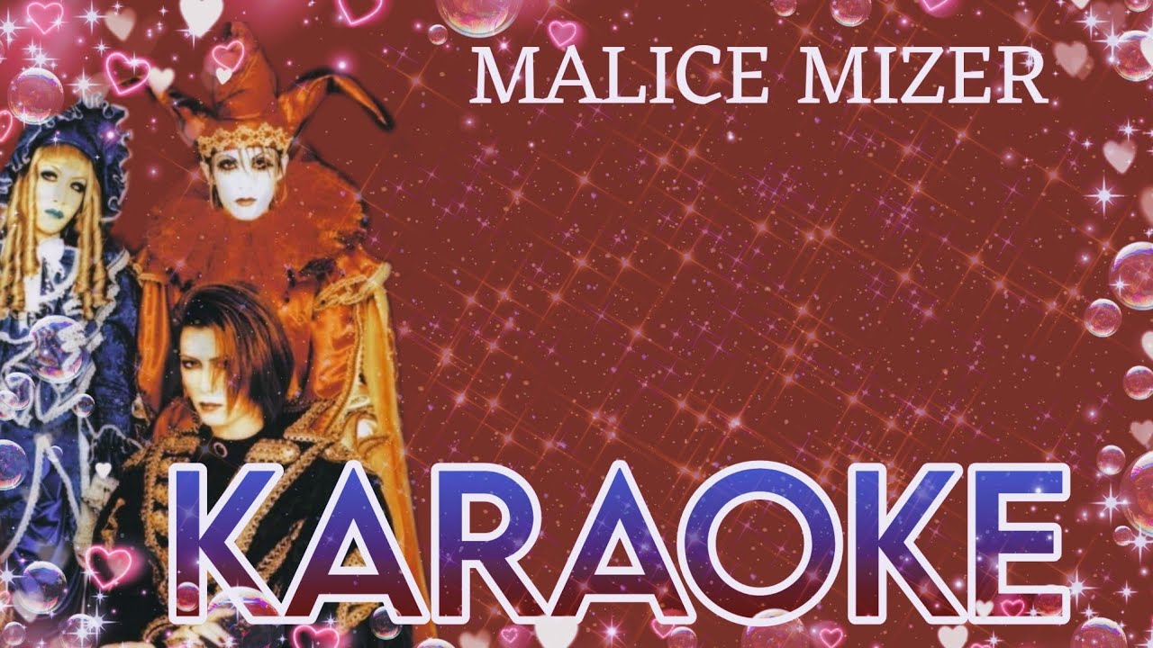 MALICE MIZER - Gekka No Yasoukyoku • (月下の夜想曲) | KARAOKE | Vkei Mimi 🎤🥀
