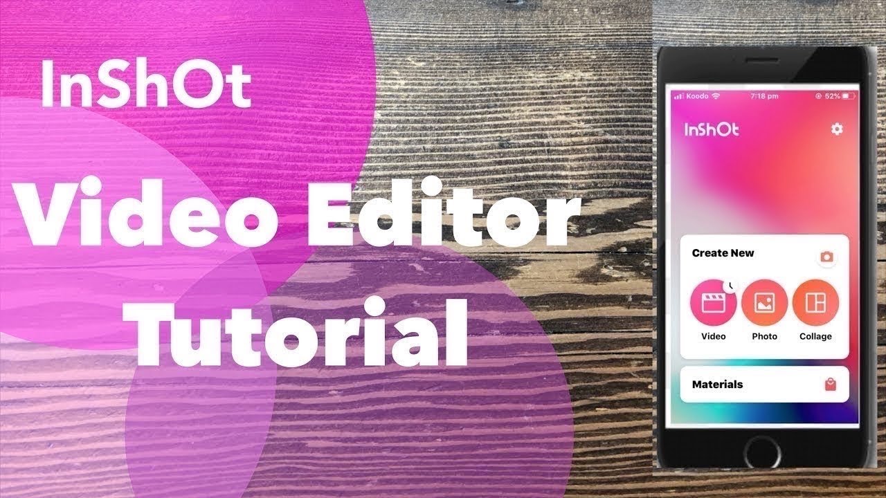 InShot Video Editor How To  Overlay  Photos Onto Videos