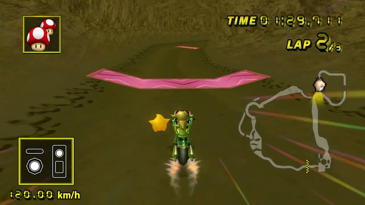 Mario kart Wii CTGP Classic - Lunar Spaceway Staff Ghost - (