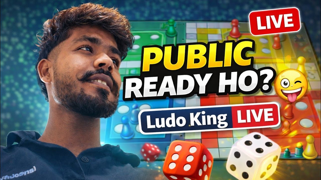 Day 8✍️365✅LIVE 🛑  ||Game 🎮: Play ▶️ Ludo king 👑 Live video 📸 computer ke sath 🖥️