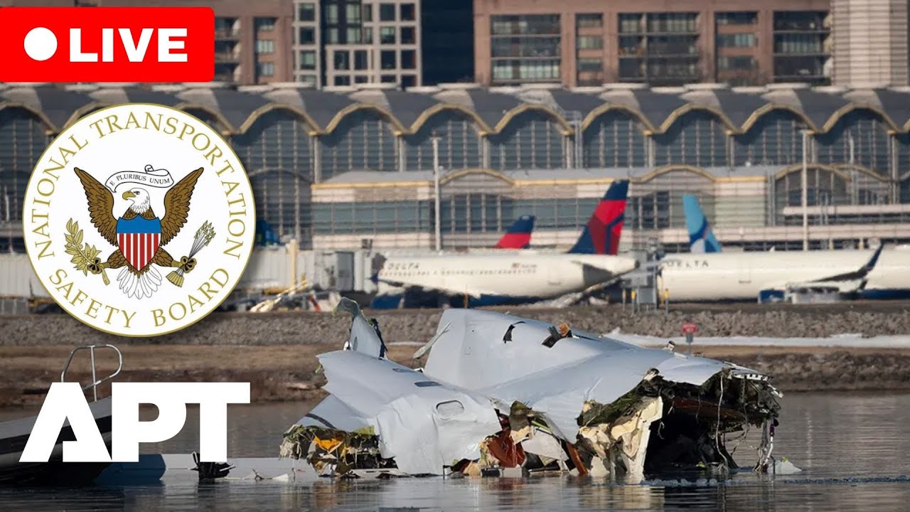 LIVE | NTSB Announces Causes of Deadly DC Mid-Air Collision Involving Plane and Military Helicopter