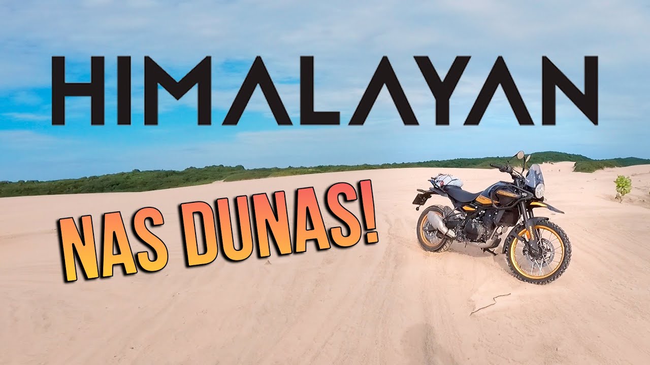 FPV - Royal Enfield Himalayan 450 nas dunas do Ceará