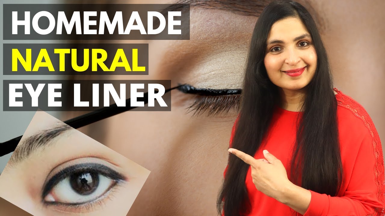 DIY Kajal / Eye Liner At Home- Smudge Free, Waterproof, Long Lasting, Dark Black /100% Natural Kajal