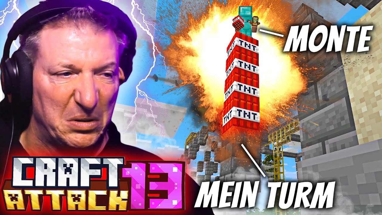 MONTE will meinen EIFFELTURM SPRENGEN💥🤬 + ERSTES mal NETHER🔥🤣 | SCHRADIN bei CRAFT ATTACK 13 #2