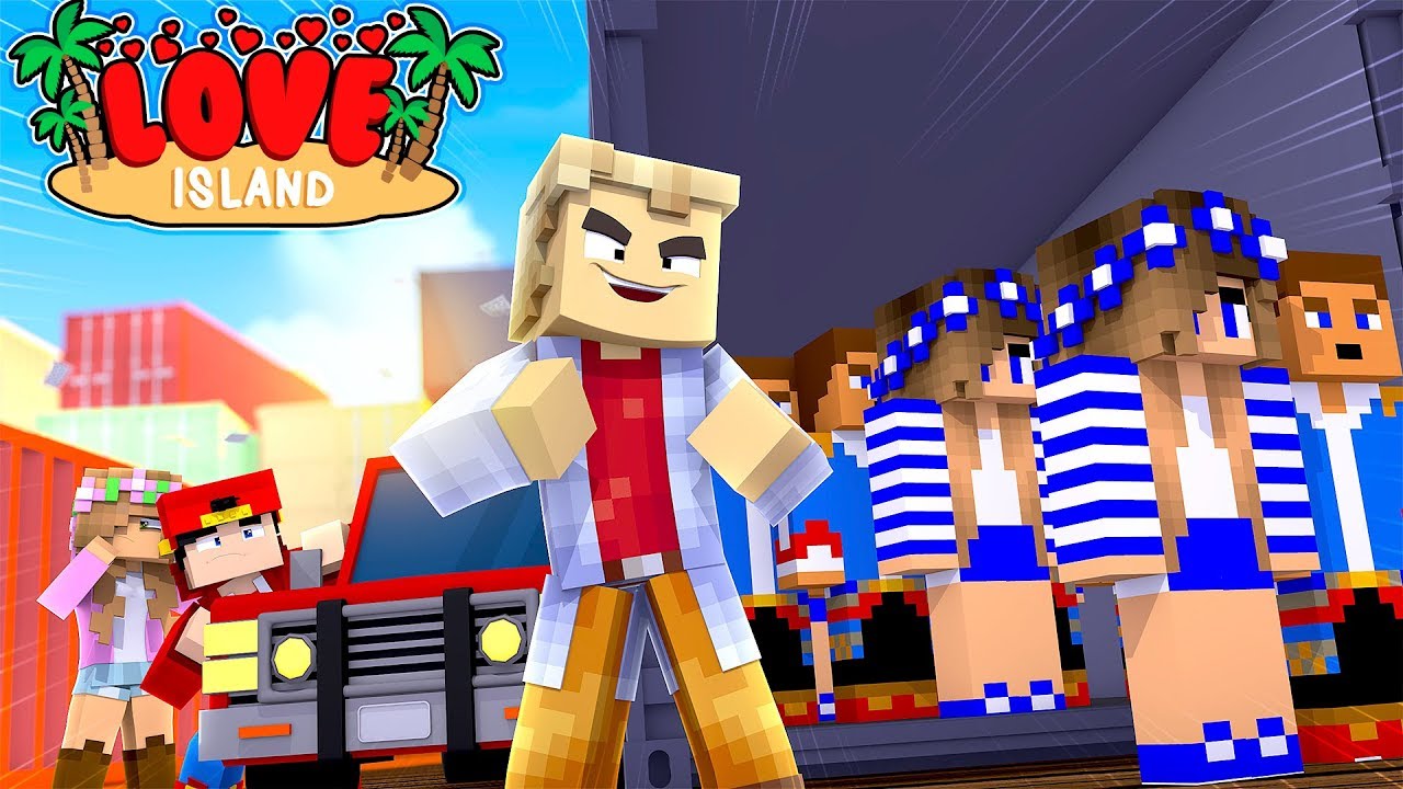 Minecraft LOVE ISLAND - FINDING THE EVIL SCIENTISTS LITTLE CARLY CLONES!!
