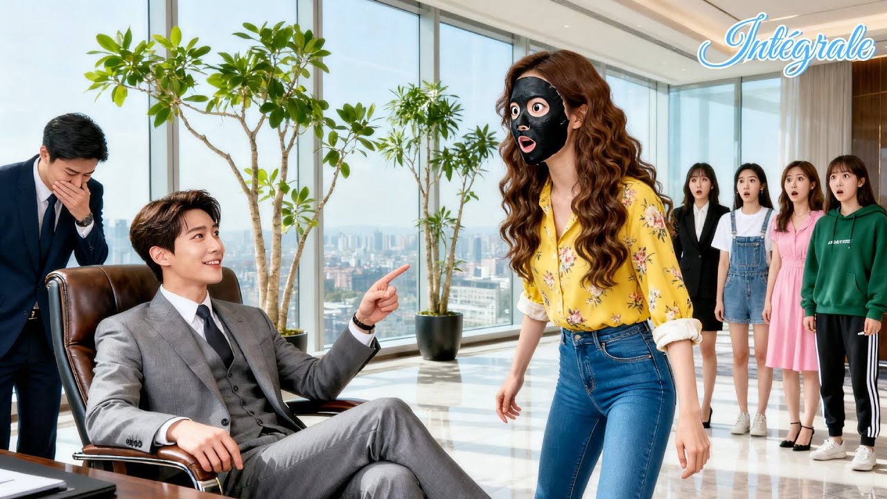 Pauvre Fille Porte Un Masque Facial Pour Éviter PDG, Mais Il Reconnaît Inattendu ! L’amour Commence!