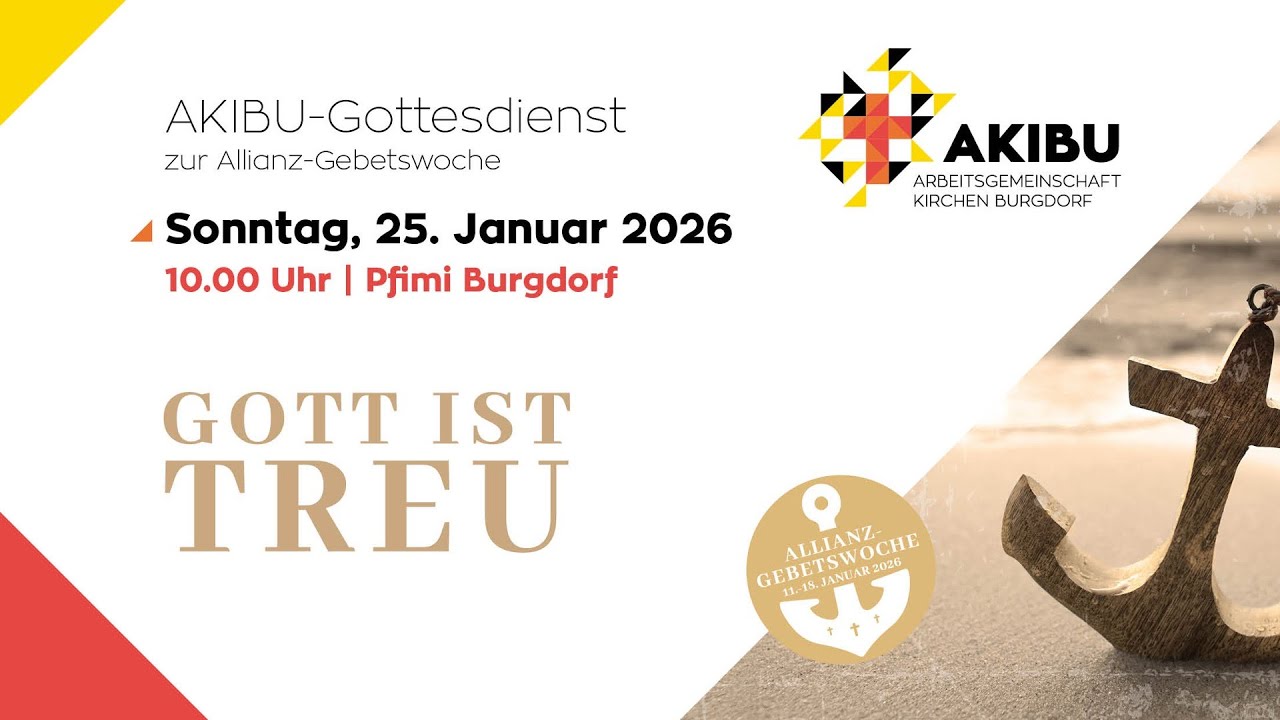 AKIBU-Gottesdienst | 25. Januar 26 | Pfimi Burgdorf