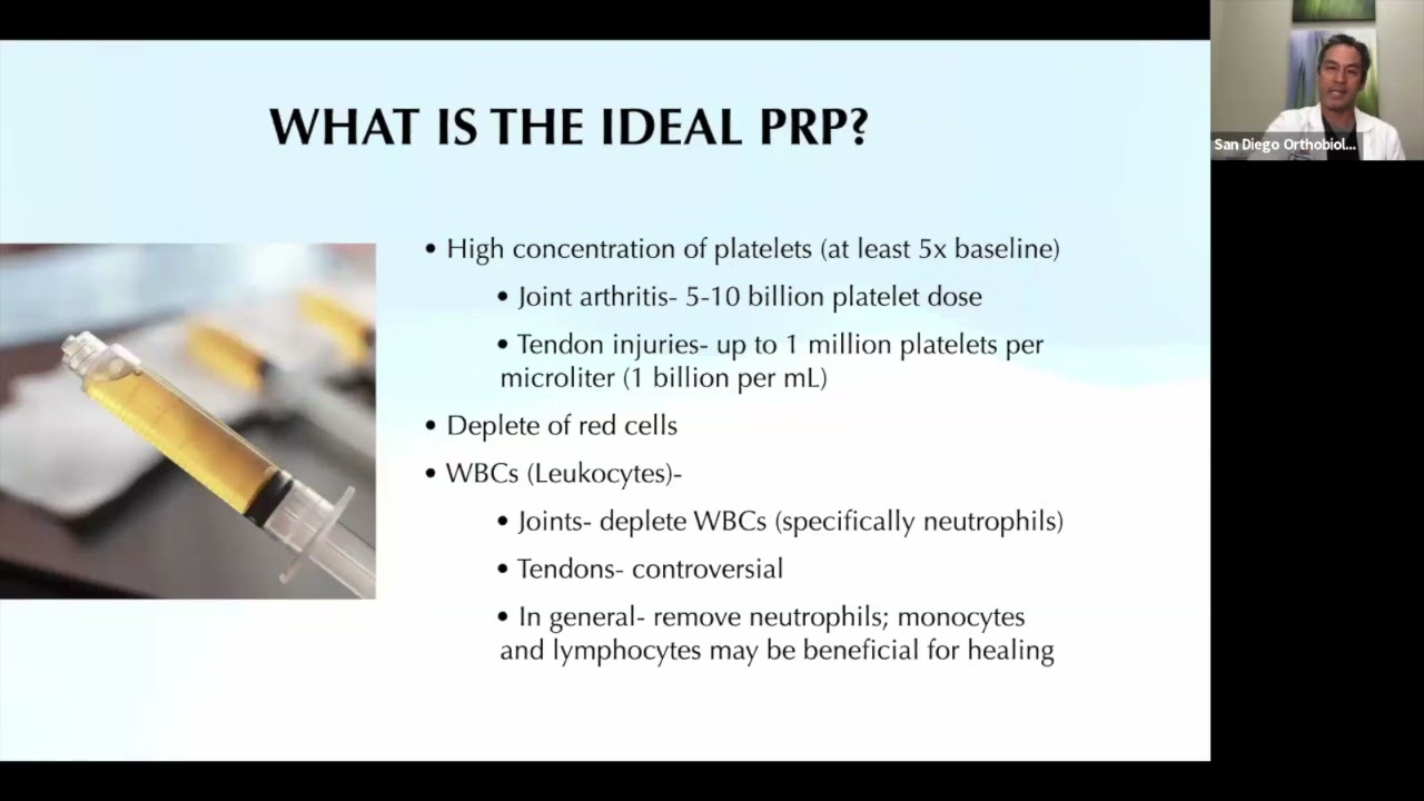 Platelet Rich Plasma (PRP): Not All PRP Is Created Equal