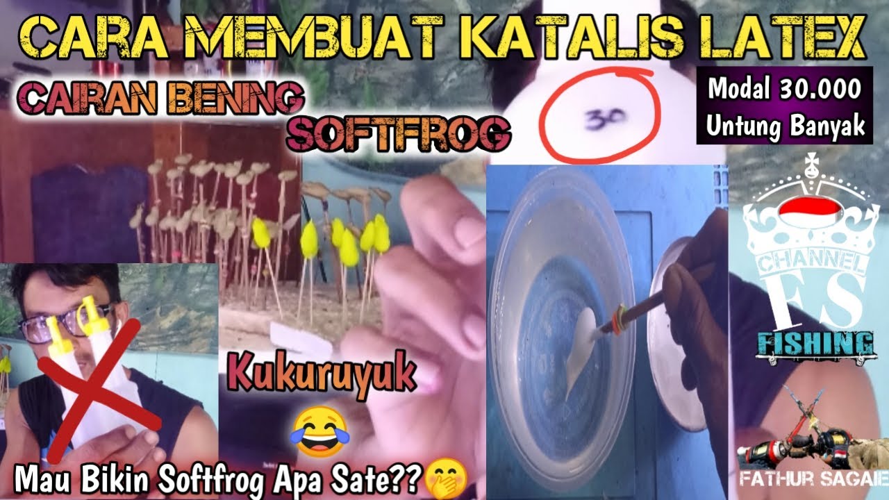 🔴Cara Membuat Katalis Latex 💯 Pengering Softfrog