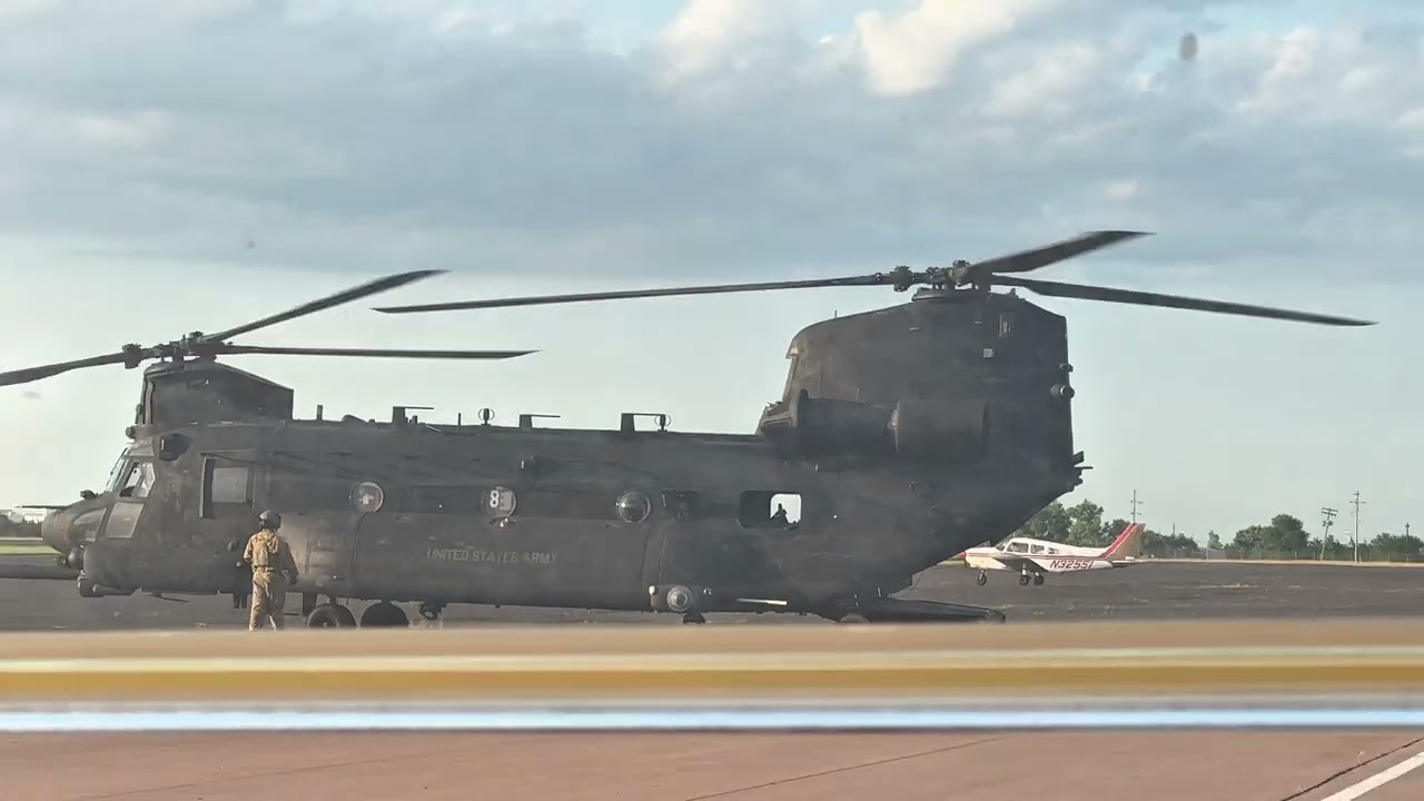 160th SOAR MH-47G taxi and shutdown