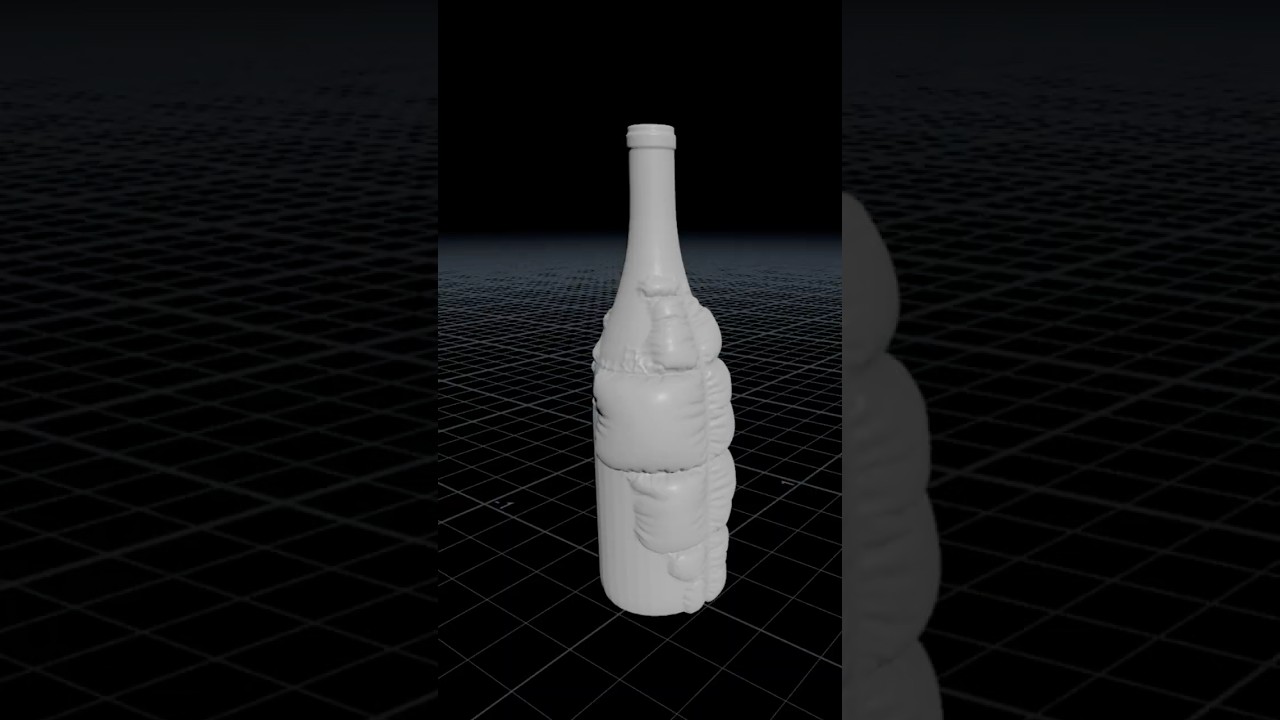 Houdini Vellum Inflate BTS  #houdini #3d #experiment #blender  #3danimation #sidefxhoudini