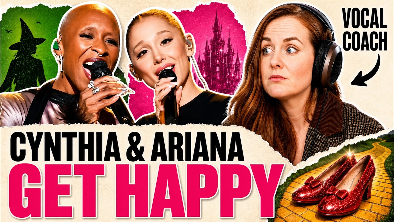Wicked's Cynthia Erivo & Ariana Grande Are PERFECT Together  ❤️ | Vocal Coach Analysis - Get Happy