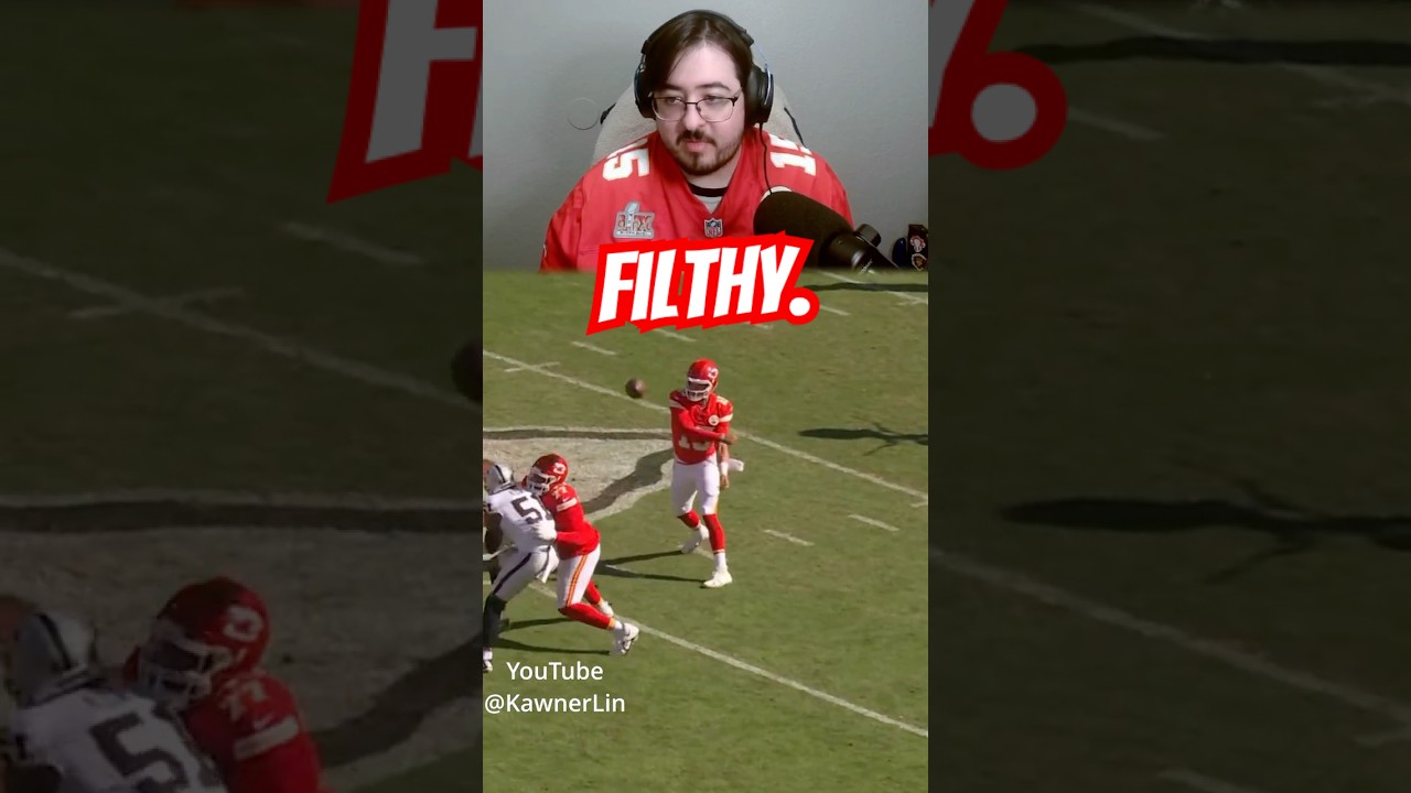Mahomes to Rice No-Look Throw #nfl #chiefs #raiders #football