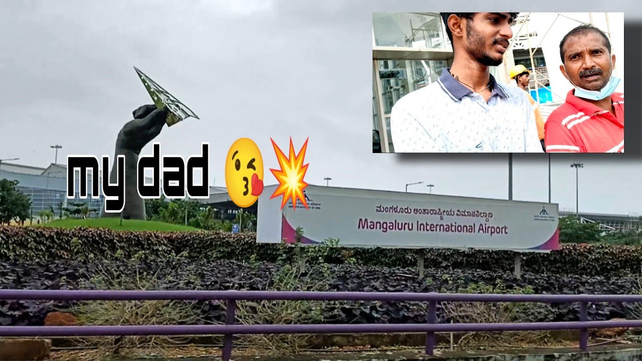 going to Mangalore airport to pick dad 😁#MDINKANNADA