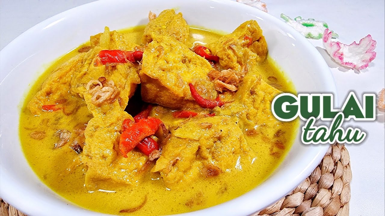 MENU AKHIR BULAN  ---  RESEP GULAI TAHU  || HEMAT ENAK BERGIZI  --  MASAKAN PADANG