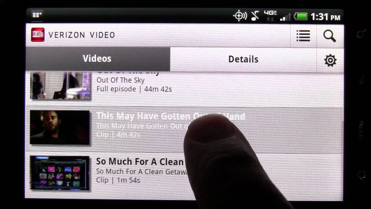 Hands-On look at the Verizon Video app for Android