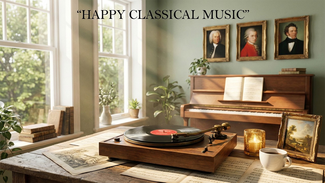Happy Classical Music | Mozart, Beethoven, Chopin, Bach, Vivaldi | Upbeat Optimistic & Uplifting