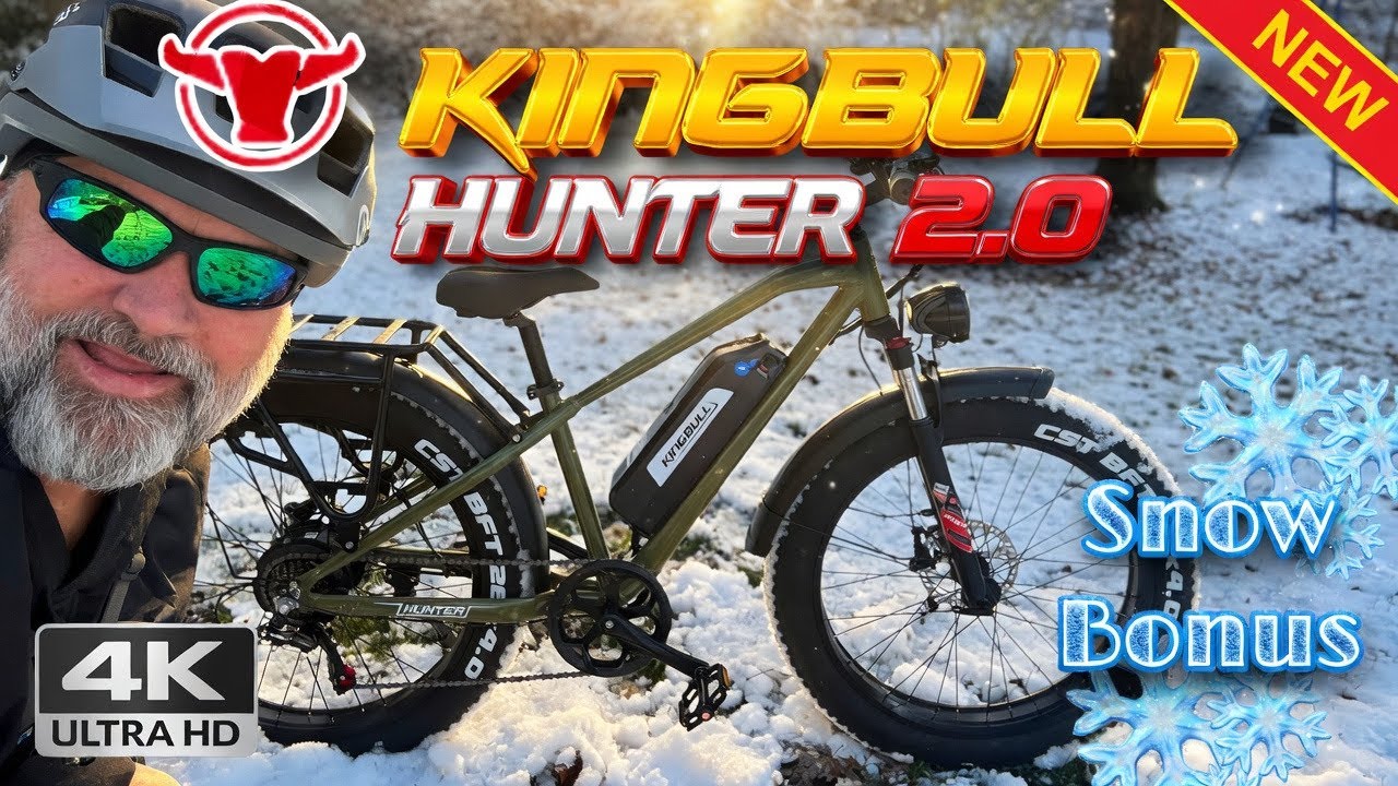 Kingbull Hunter 2.0 Ebike Review | UPGRADES | Can it Climb in the SNOW & MUD?