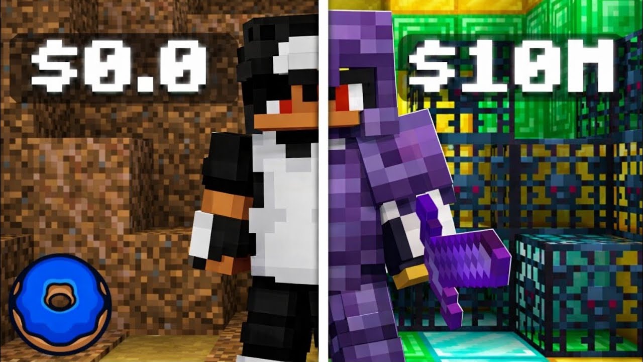 تحدي اجمع 10m في سيرفر دونات Smp ( هل فشلت؟ ) 