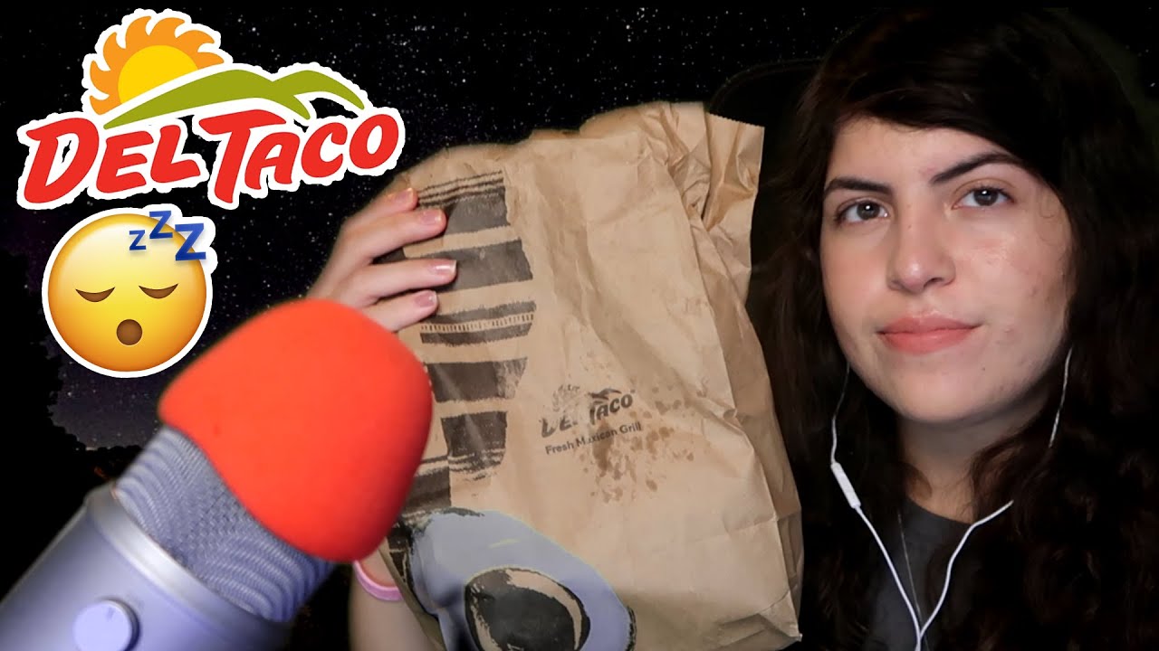 ASMR Eating Del Taco Mukbang
