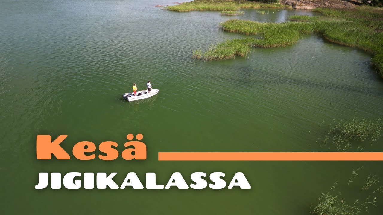 Kesäistä jigikalastusta [ Ahvenen ja kuhan kalastusta kesällä merellä ]