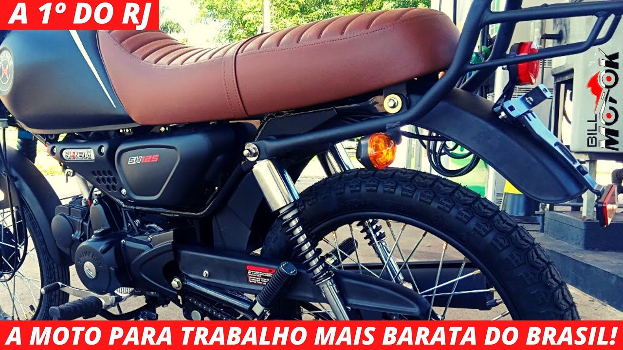 Nova SH 125 Worker 2022 da Shineray, 1º moto emplacada no RJ, primeiras impressões do proprietário.