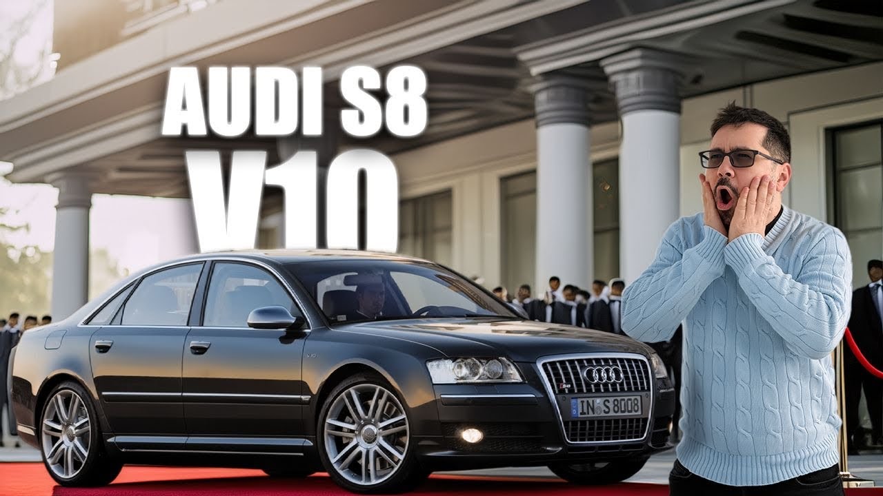 LIMUZINA LAMBORGHINI? AUDI S8 5.2 V10 E UN VIS FRUMOS