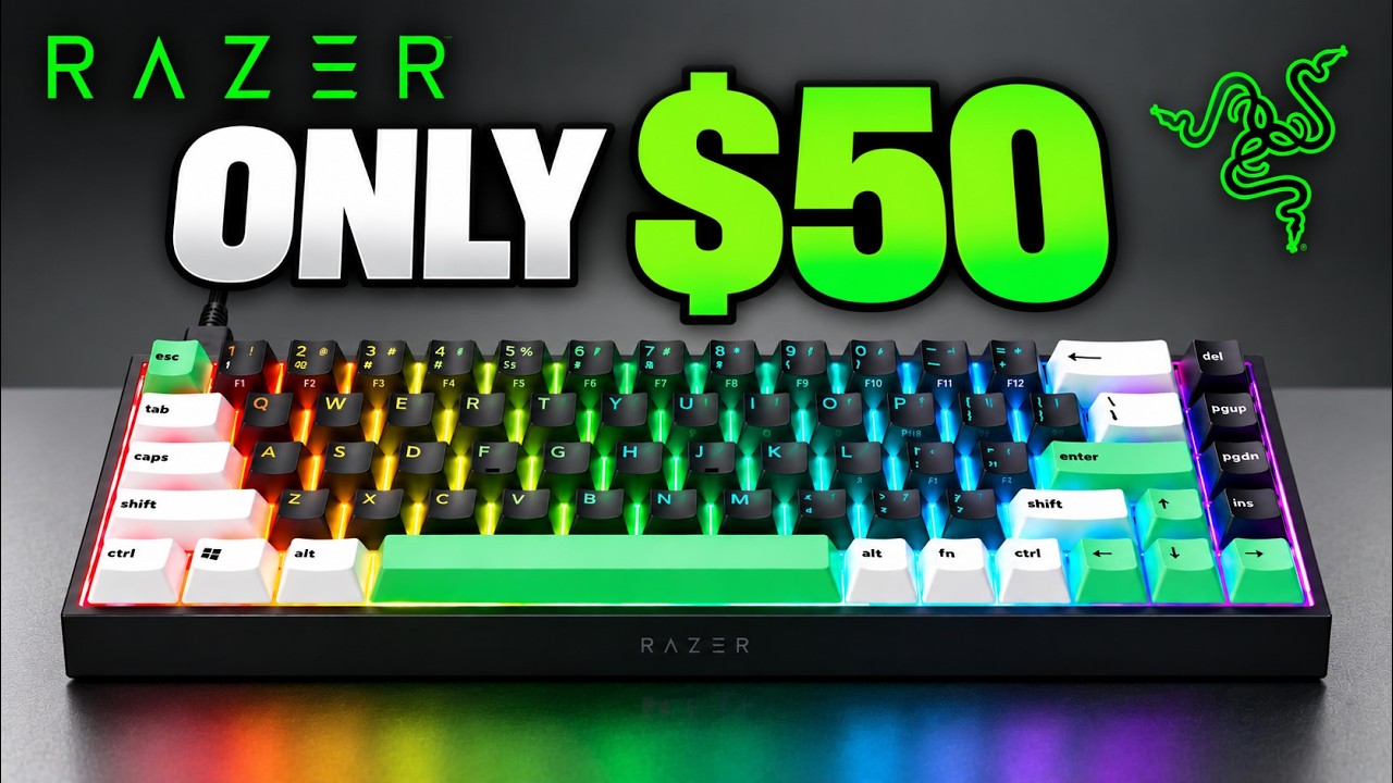 Razer выпустили игровую клавиатуру за $50 / НО СТОИТ ЛИ ОНА ТОГО?