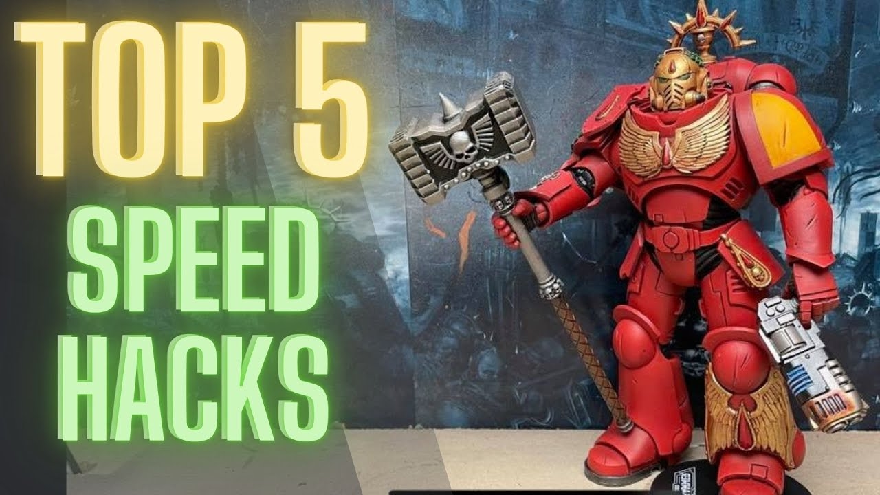 Top 5 Speed Hacks For Painting McFarlane Space Marines QUICKLY!!