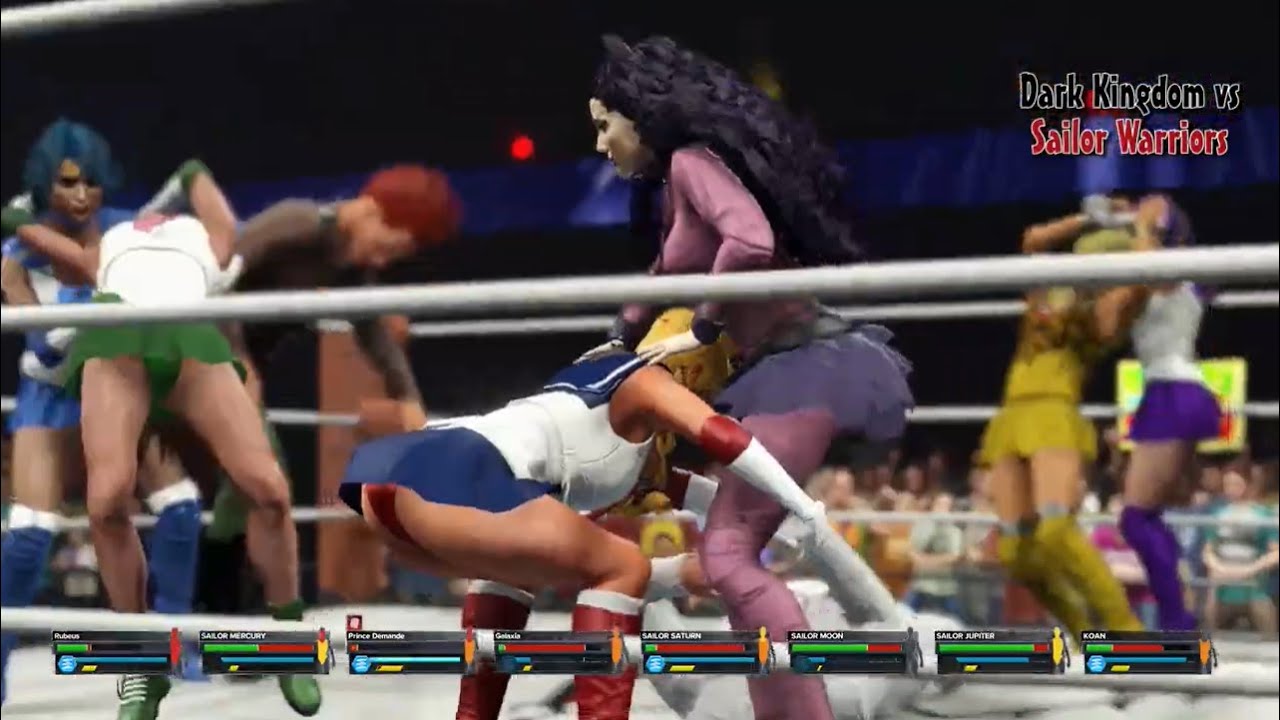 W2K23 WWE Battle Royal: Sailor Moon vs Galaxia vs Sailor scouts vs Akayashi sisters and etc