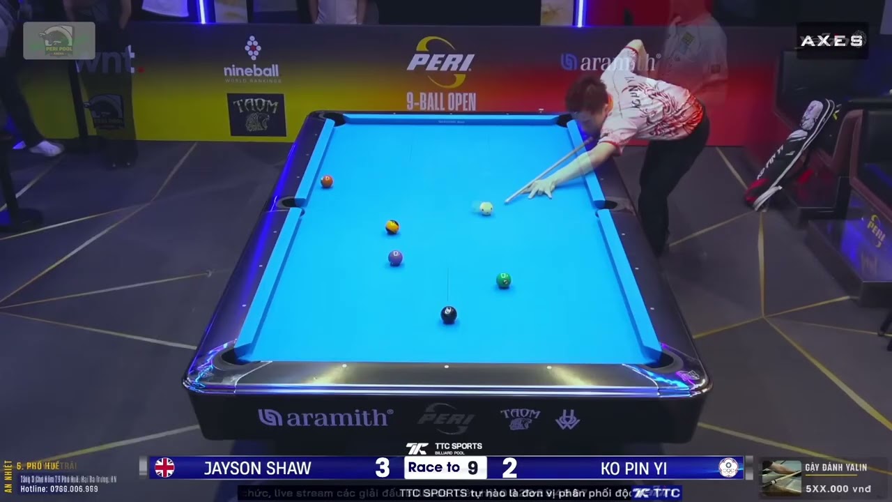 HIGHLIGHT KO PIN YI vs JAYSON SHAW |LAST 64 | PERI 9-BALL OPEN 2025