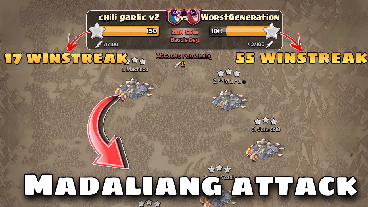 May 55 win streak ang kalaban | Chili Garlic v2 vs WorstGeneration