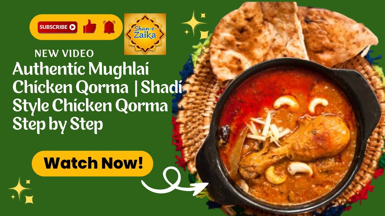 Authentic Mughlai Chicken Qorma| Shadi Style Chicken Qorma Step by Step